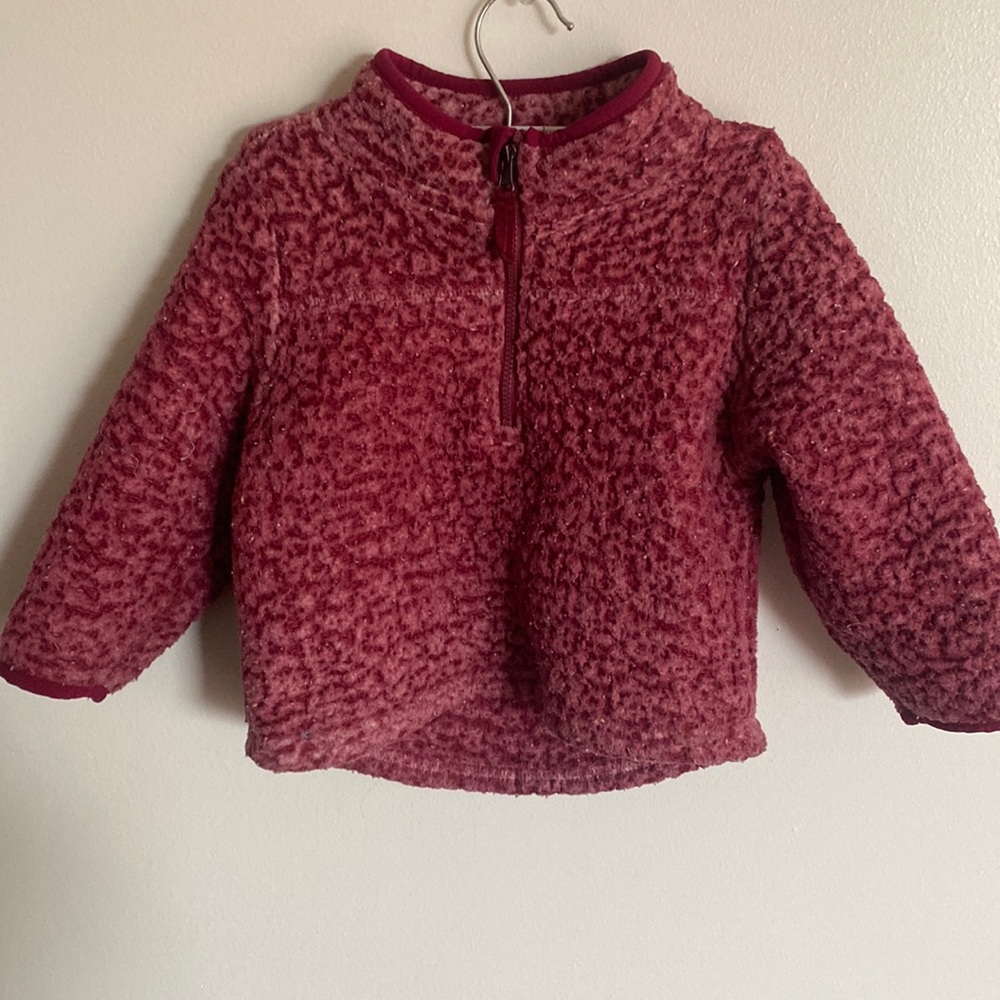Fuzzy sweater for toddler